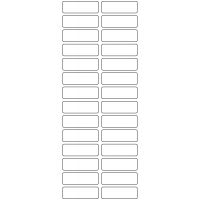 11086 - Label Size 46mm x 15mm - 7720 labels per roll