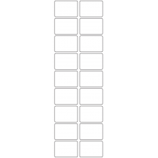 11090 - Label Size 43mm x 30mm - 4270 labels per roll 