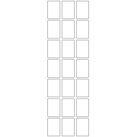 11092 - Label Size 28mm x 40mm - 4820 labels per roll