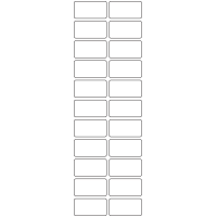 11094 - Label Size 38mm x 20mm - 6060 labels per roll