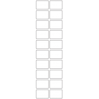 11096 - Label Size 37mm x 26mm - 4740 labels per roll