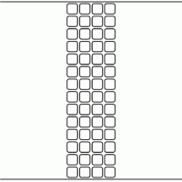 1110 - Label Size 15mm x 15mm - 15,400 labels per roll