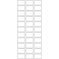 11102 - Label Size 32mm x 20mm - 9090 labels per roll