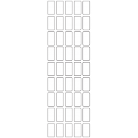 11104 - Label Size 15mm x 29mm - 10670 labels per roll
