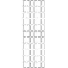 11109 - Label Size 12mm x 23mm - 15650 labels per roll 