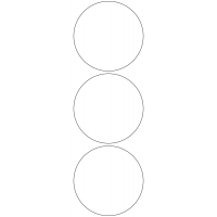 11114 - Label Size 98mm dia - 690 labels per roll