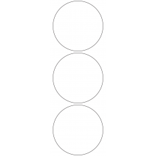 11114 - Label Size 98mm dia - 690 labels per roll 
