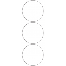 11115 - Label Size 95mm dia - 710 labels per roll 