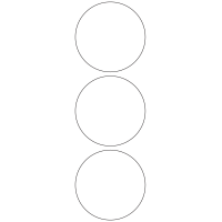 11117 - Label Size 80mm dia - 830 labels per roll