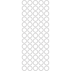 11126 - Label Size 16mm dia - 17910 labels per roll 