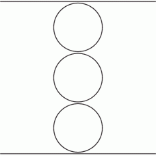 1114 - Label Size 98mm dia - 690 labels per roll 