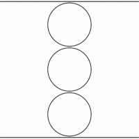 1115 - Label Size 95mm dia - 710 labels per roll
