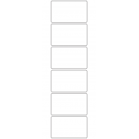 11154 - Label Size 80mm x 48mm - 1360 labels per roll