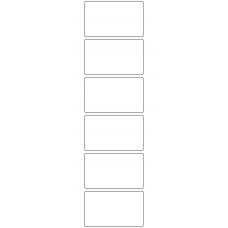 11154 - Label Size 80mm x 48mm - 1360 labels per roll 
