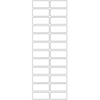 11158 - Label Size 50mm x 21mm - 5690 labels per roll