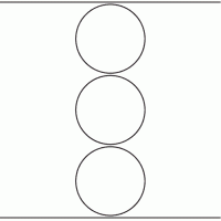 1116 - Label Size 90mm dia - 750 labels per roll