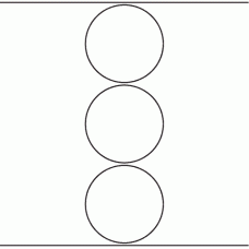 1116 - Label Size 90mm dia - 750 labels per roll 