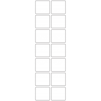 11162 - Label Size 45mm x 39mm - 3180 labels per roll