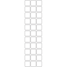 11168 - Label Size 23mm x 23mm - 7820 labels per roll 
