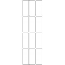 11172 - Label Size 29mm x 74mm - 2730 labels per roll 