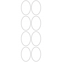 11173 - Label Size 45.002mm x 68mm - 1900 labels per roll