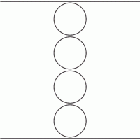 1118 - Label Size 70mm dia - 950 labels per roll