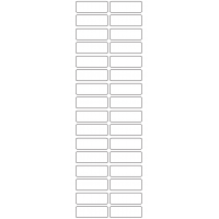 11180 - Label Size 43mm x 15mm - 7590 labels per roll