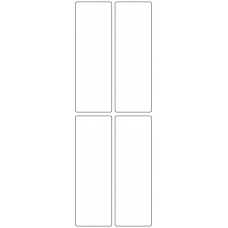 11187 - Label Size 45mm x 135mm - 1000 labels per roll 