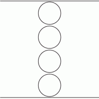 1119 - Label Size 65mm dia - 1,000 labels per roll