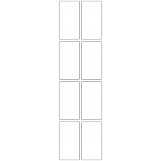 11191 - Label Size 45mm x 84mm - 1570 labels per roll 