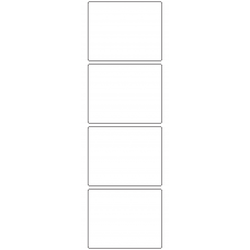 11193 - Label Size 76mm x 60mm - 1100 labels per roll 