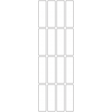 11194 - Label Size 21mm x 73mm - 3670 labels per roll 