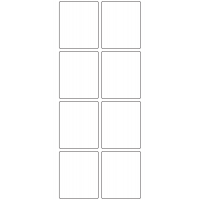 11196 - Label Size 50mm x 60mm - 2200 labels per roll