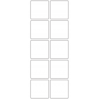 11197 - Label Size 50mm x 50mm - 2590 labels per roll