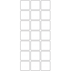 11199 - Label Size 33mm x 33mm - 5790 labels per roll 