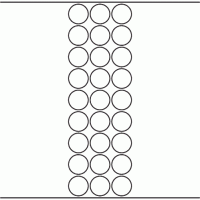 1123 - Label Size 30mm dia - 6,390 labels per roll