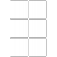 11235 - Label Size 80mm x 80mm - 1650 labels per roll