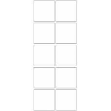 11239 - Label Size 55mm x 55mm - 2400 labels per roll 