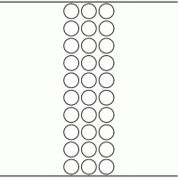 1124 - Label Size 25.4mm dia - 7,110 labels per roll