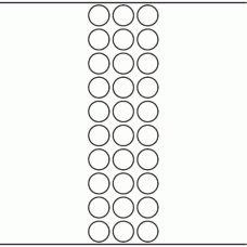 1124 - Label Size 25.4mm dia - 7,110 labels per roll 