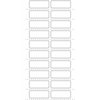 11240 - Label Size 40mm x 15mm - 6890 labels per roll