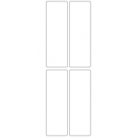 11243 - Label Size 40mm x 125mm - 1080 labels per roll