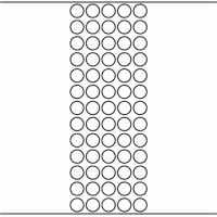 1126 - Label Size 16mm dia - 17,900 labels per roll