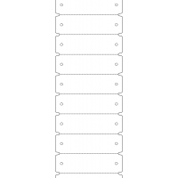 11260 - Label Size 98mm x 29mm - 2420 labels per roll
