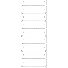 11260 - Label Size 98mm x 29mm - 2420 labels per roll 