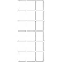 11268 - Label Size 40mm x 48mm - 4090 labels per roll