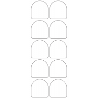 11278 - Label Size 42mm x 44.21mm - 2900 labels per roll