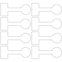 11284 - Label Size 106.53mm x 45.673mm - 2760 labels per roll