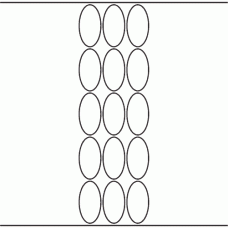 1132 - Label Size 30mm x 58mm Oval - 3,450 labels per roll 