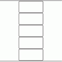 1143 - Label Size 102mm x 48mm - 1,380 labels per roll